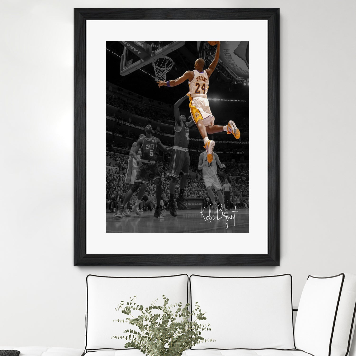 Kobe Bryant Basketball by Septiyan Nugroho on GIANT ART - white digital painting