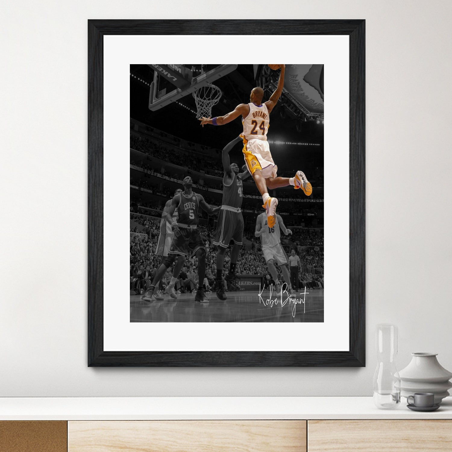 Kobe Bryant Basketball by Septiyan Nugroho on GIANT ART - white digital painting