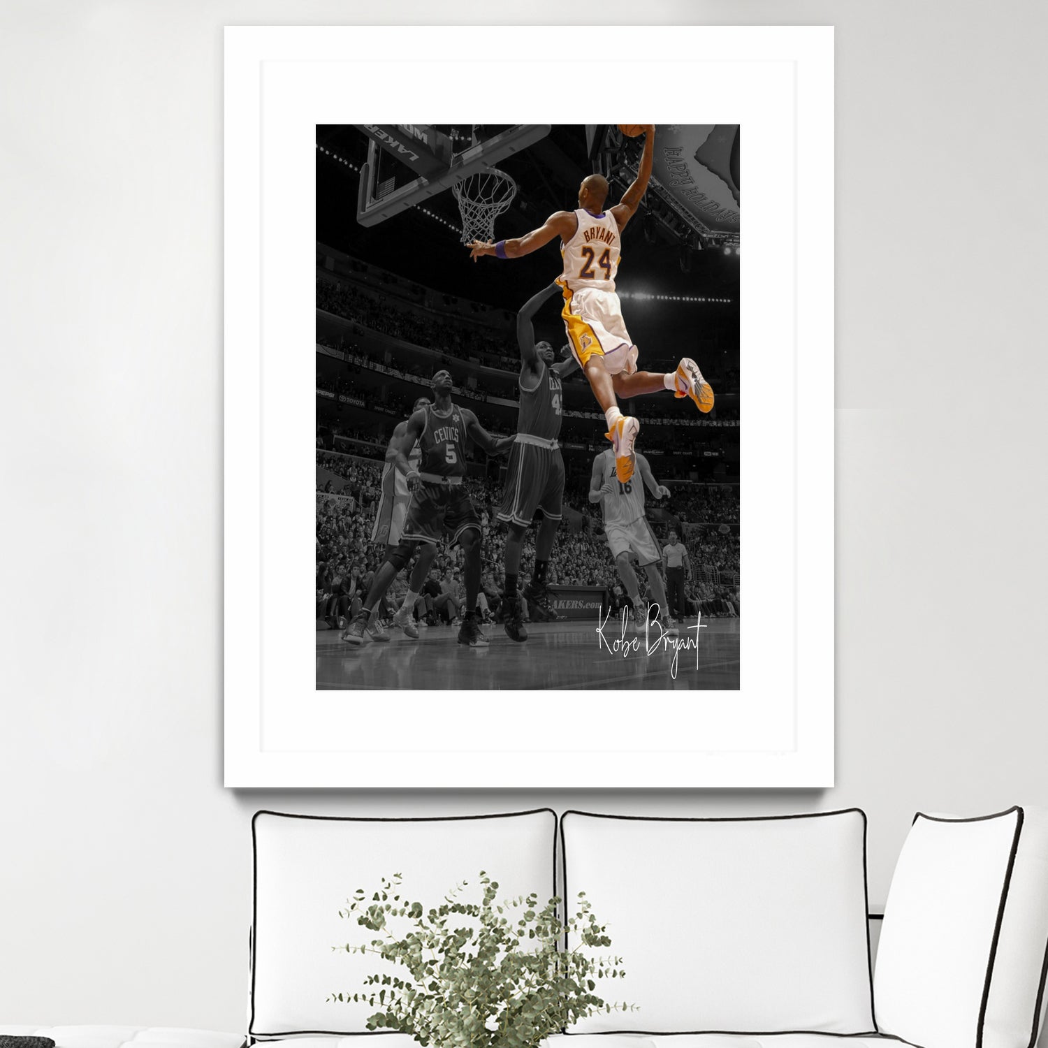 Kobe Bryant Basketball by Septiyan Nugroho on GIANT ART - white digital painting