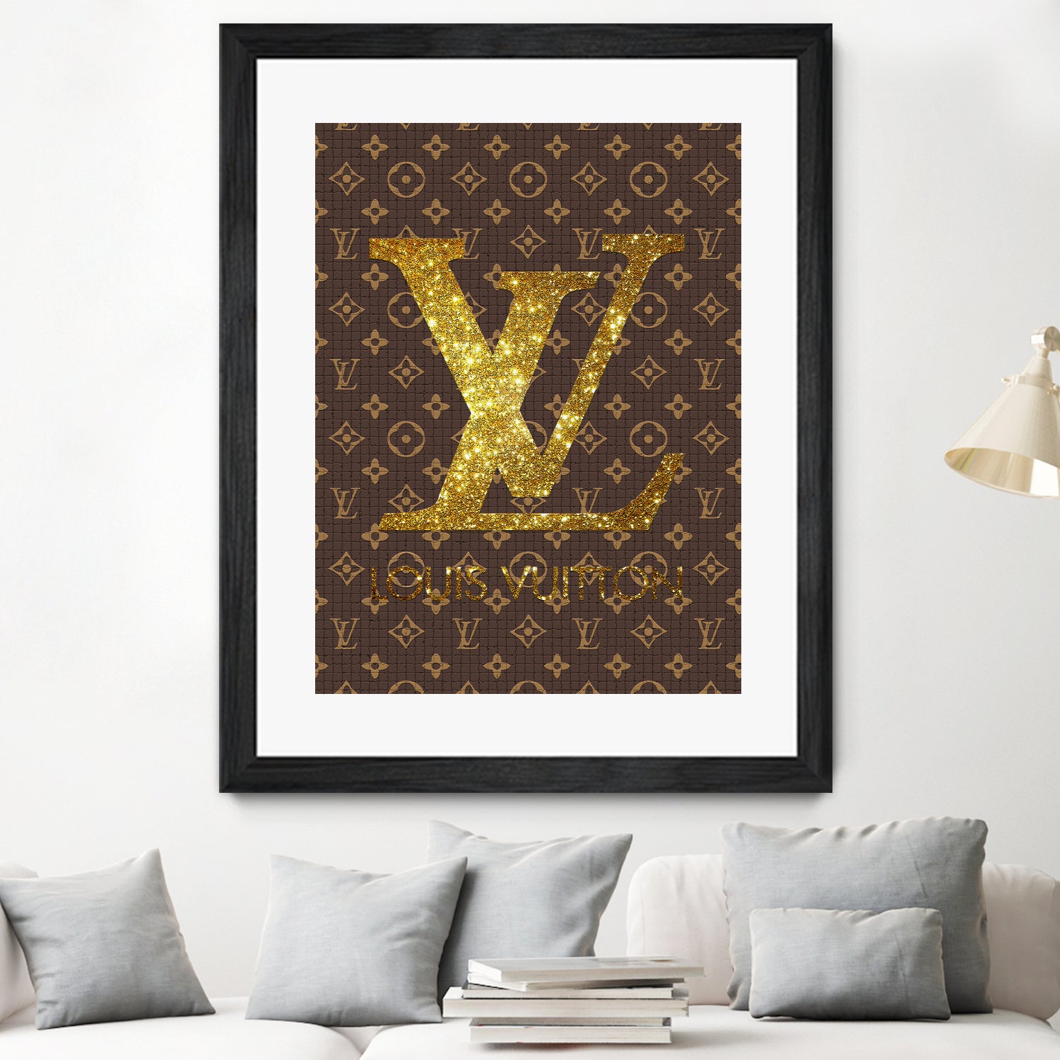 Louis Vuitton by Yusman Paringotan hotmartogi Pasaribu on GIANT ART - gray photo illustration