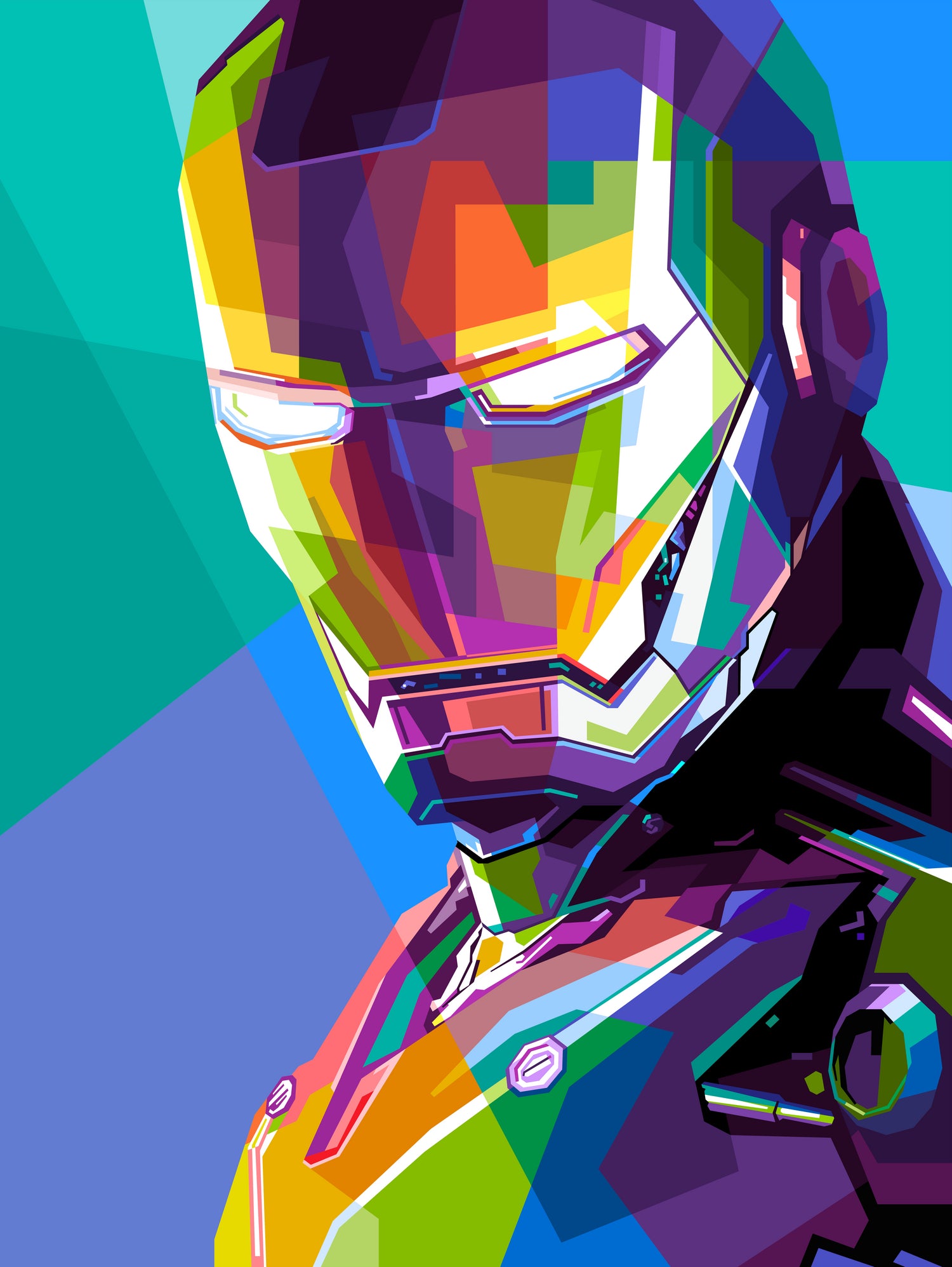 iron man by muzakkir ahmad on GIANT ART - white digital drawing