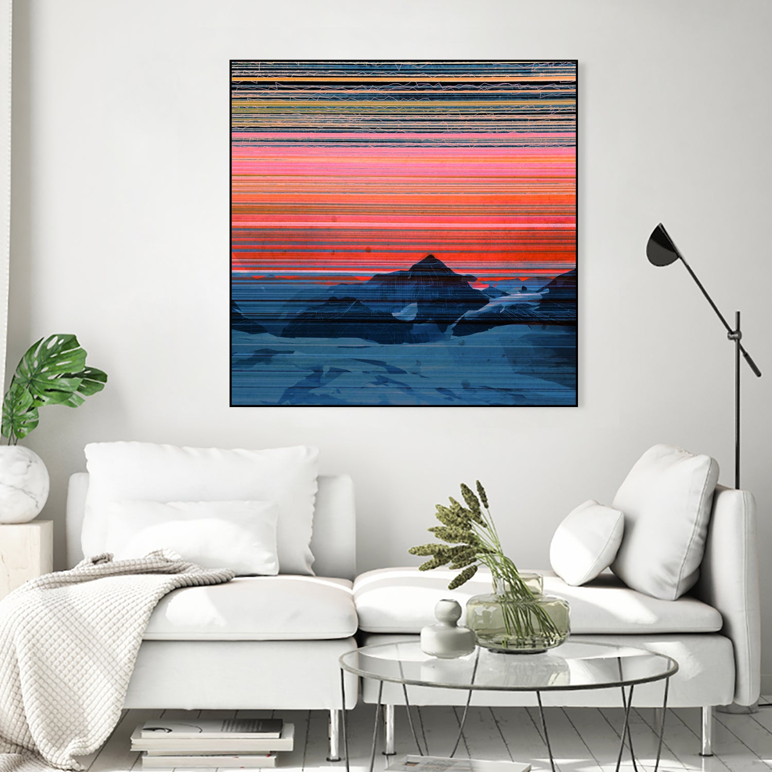 Enjoy the Silence by Jamison Gish on GIANT ART - pink digital painting