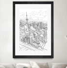 Toronto 2/3 by Anne Ma on GIANT ART - black mixed media