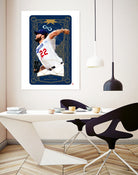 Dodgers Tarot: The Magician by Claudia Labarca on GIANT ART - blue digital painting