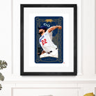 Dodgers Tarot: The Magician by Claudia Labarca on GIANT ART - blue digital painting