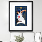 Dodgers Tarot: The Magician by Claudia Labarca on GIANT ART - blue digital painting