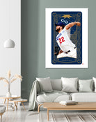 Dodgers Tarot: The Magician by Claudia Labarca on GIANT ART - blue digital painting