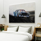 Hoonicorn Drift Car II by João Bello on GIANT ART - blue mixed media