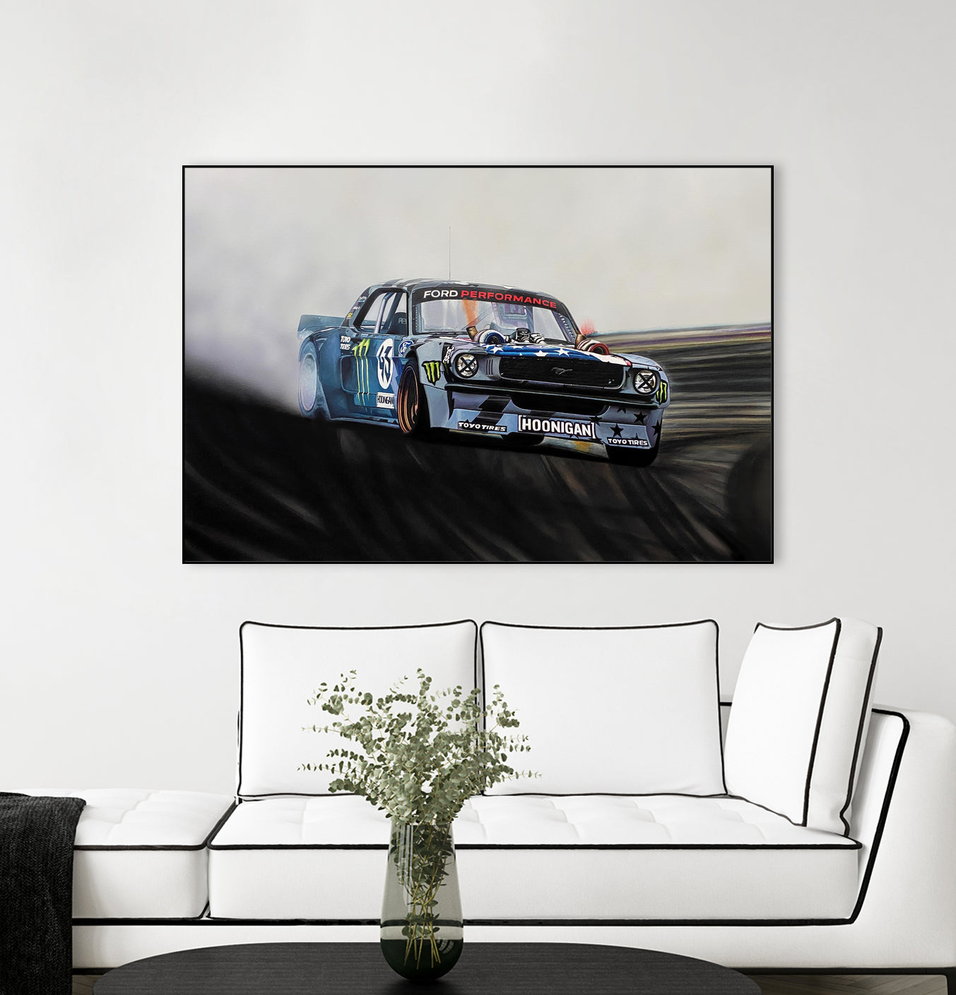 Hoonicorn Drift Car II by João Bello on GIANT ART - blue mixed media