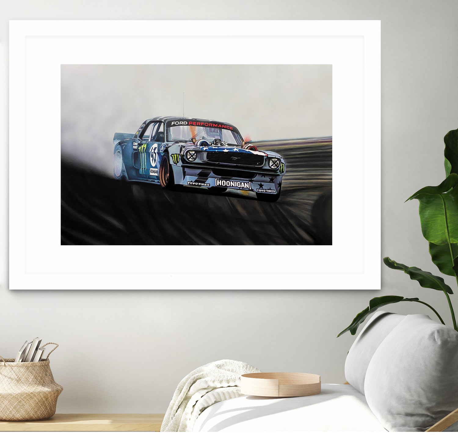 Hoonicorn Drift Car II by João Bello on GIANT ART - blue mixed media