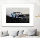 Hoonicorn Drift Car II by João Bello on GIANT ART - blue mixed media