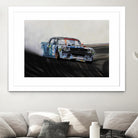 Hoonicorn Drift Car II by João Bello on GIANT ART - blue mixed media