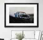 Hoonicorn Drift Car II by João Bello on GIANT ART - blue mixed media