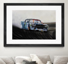 Hoonicorn Drift Car II by João Bello on GIANT ART - blue mixed media