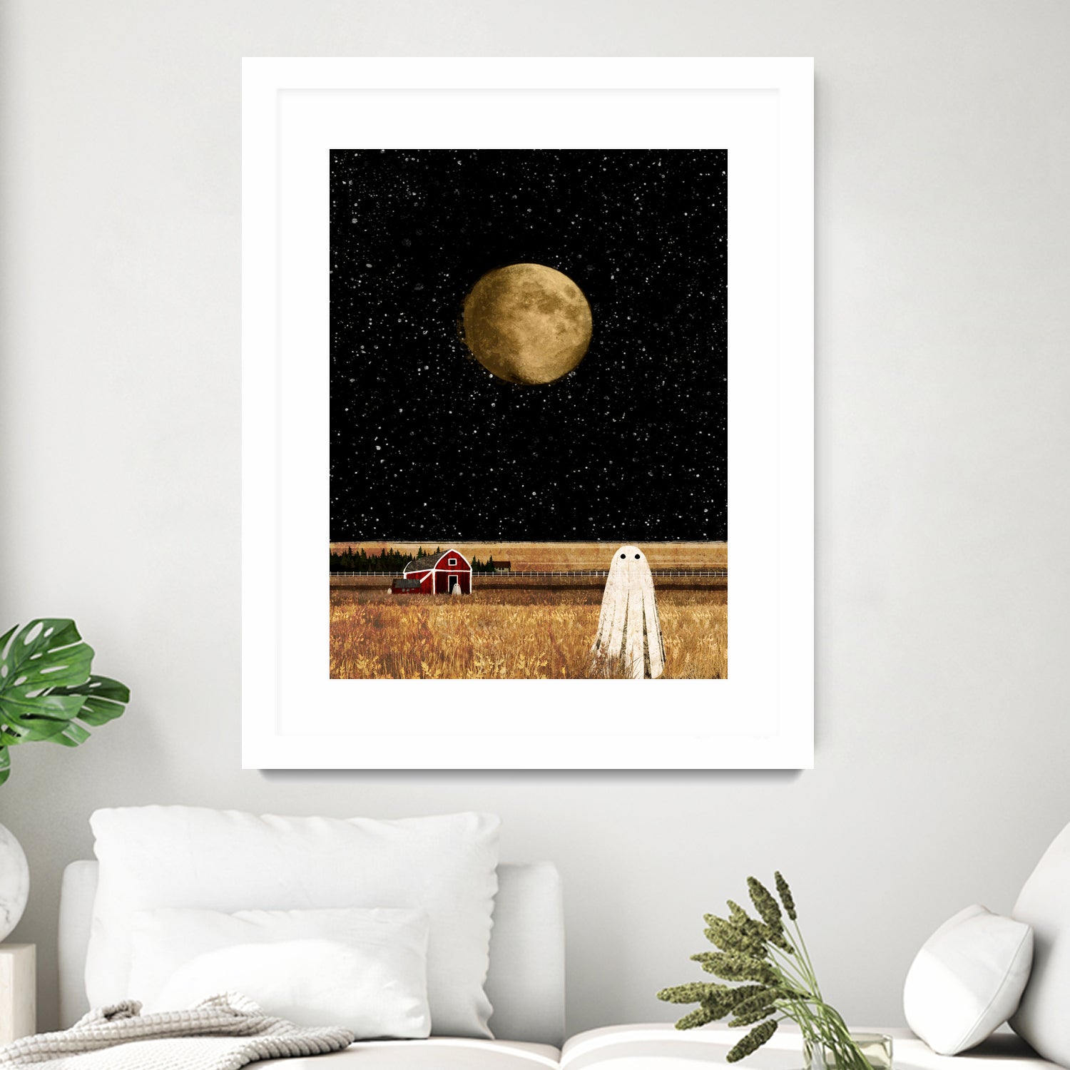 harvest moon by Katherine Blower on GIANT ART - black digital painting