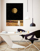 harvest moon by Katherine Blower on GIANT ART - black digital painting
