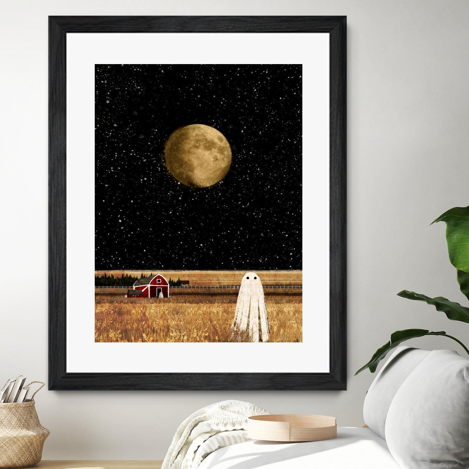 harvest moon by Katherine Blower on GIANT ART - black digital painting