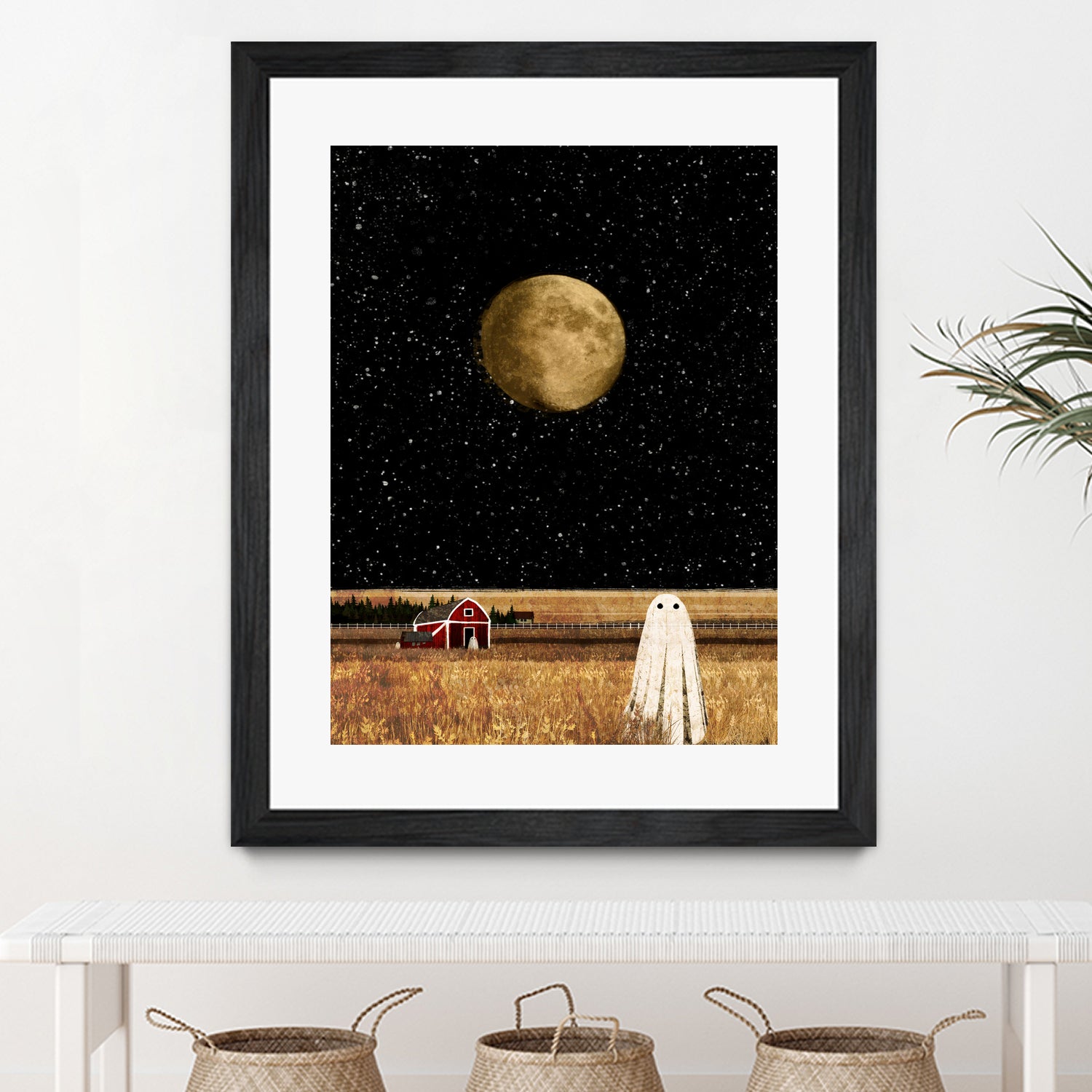 harvest moon by Katherine Blower on GIANT ART - black digital painting