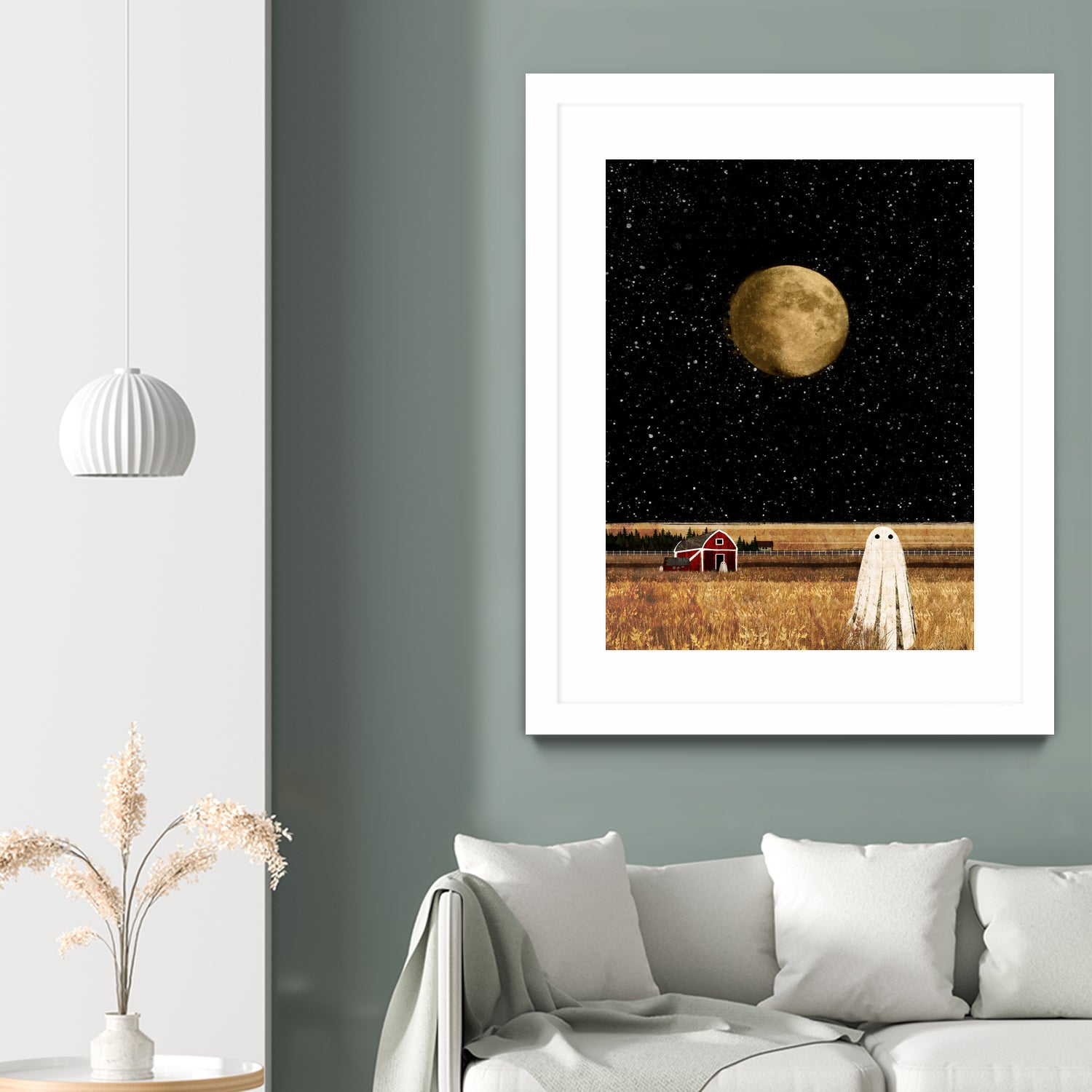 harvest moon by Katherine Blower on GIANT ART - black digital painting