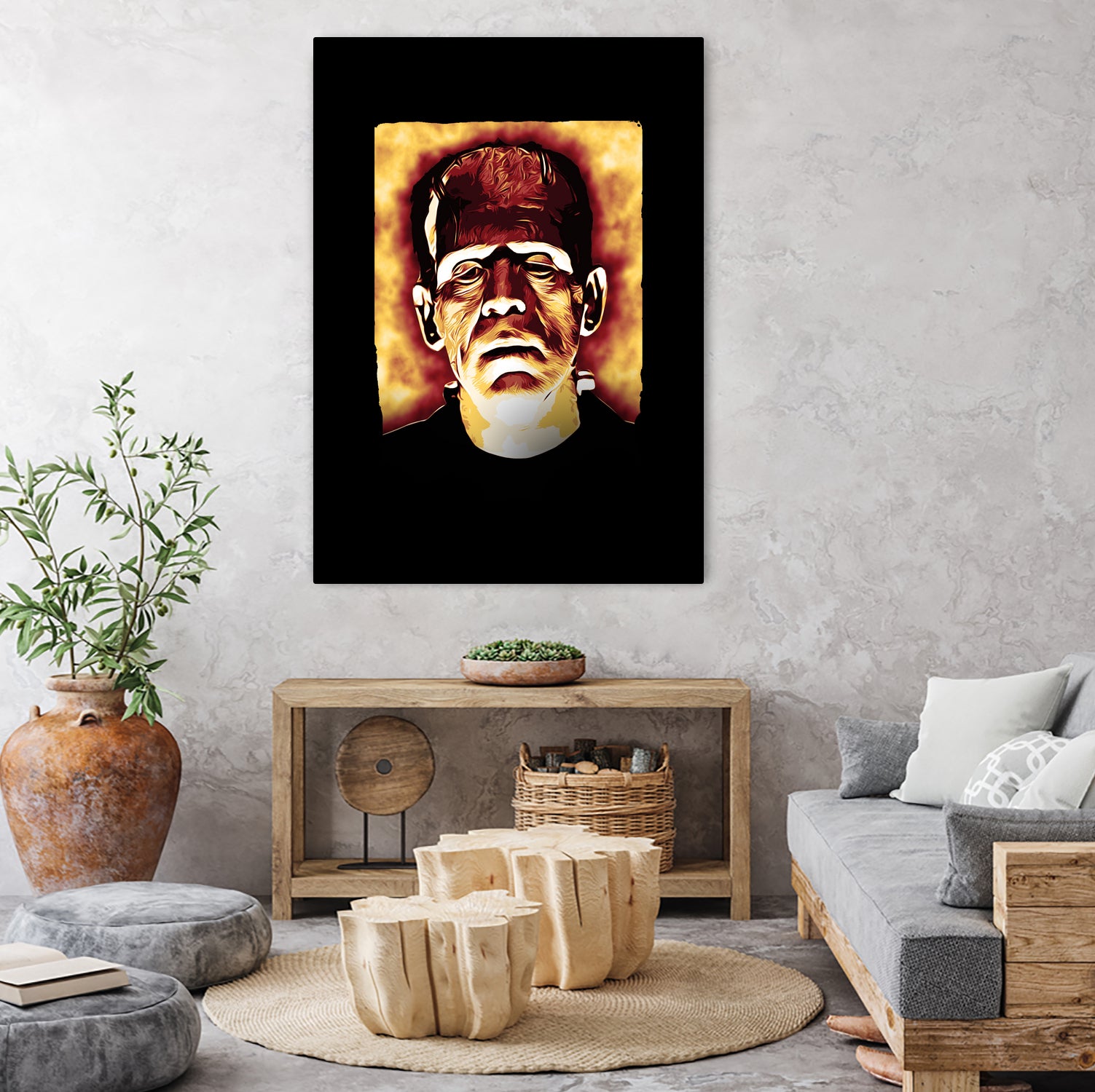 Frankenstein Custom Fansart Style by ade niroi91 on GIANT ART - black photo illustration