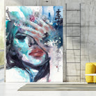 Fade away by Doriana Popa on GIANT ART - blue digital painting