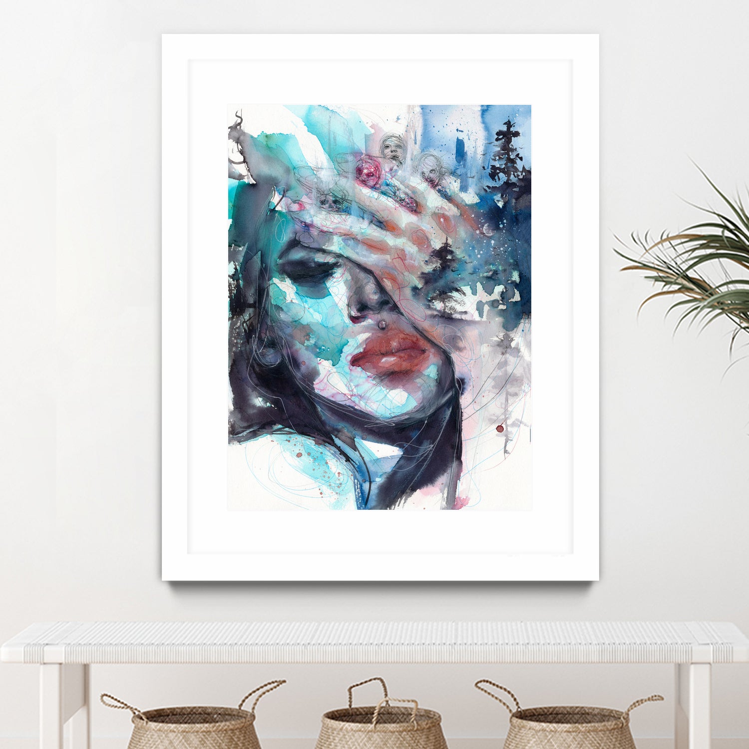 Fade away by Doriana Popa on GIANT ART - blue digital painting