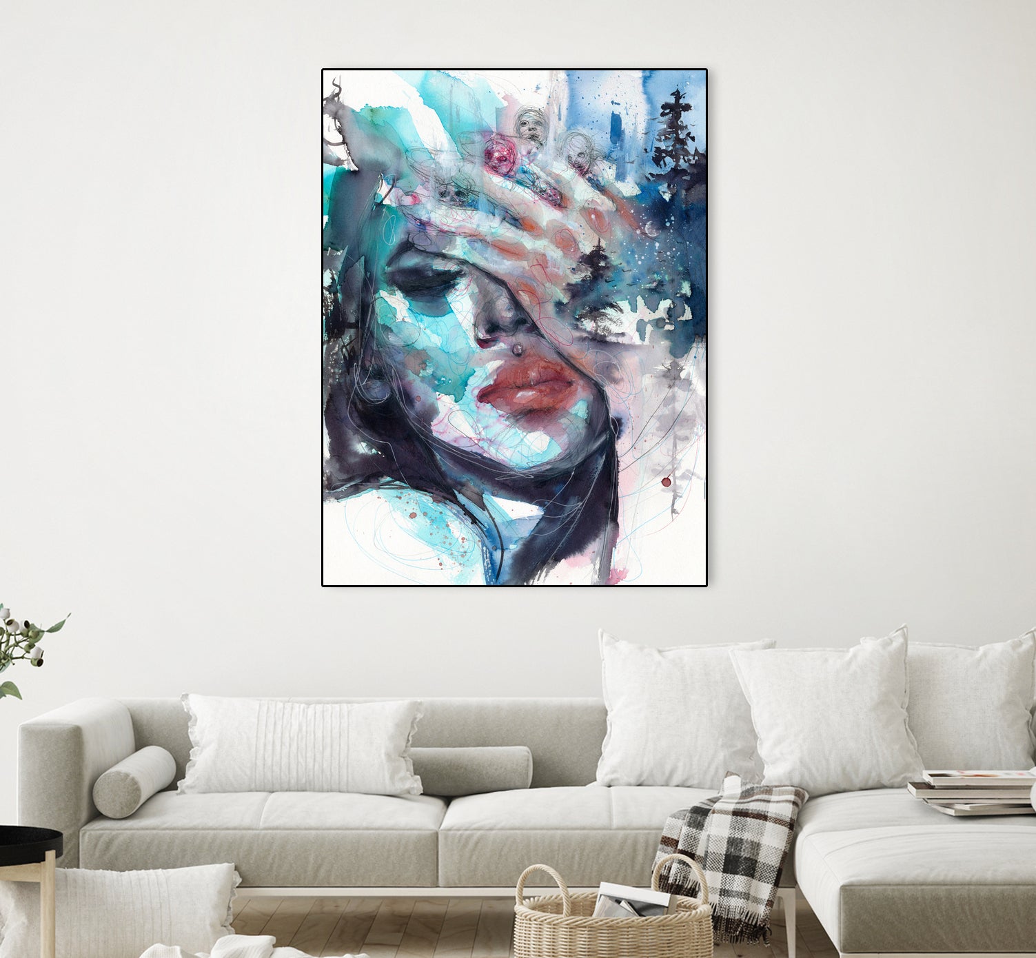 Fade away by Doriana Popa on GIANT ART - blue digital painting