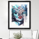 Fade away by Doriana Popa on GIANT ART - blue digital painting