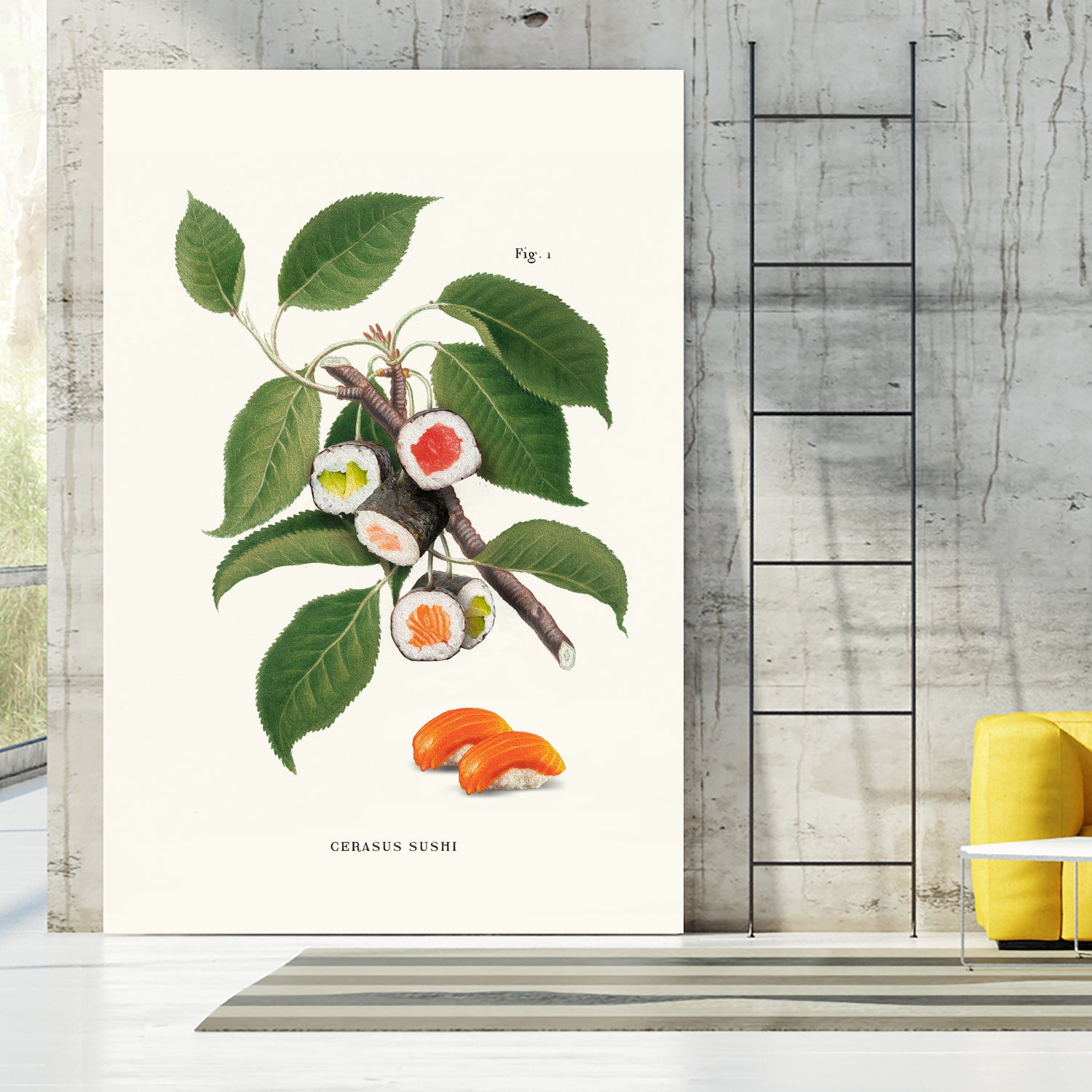 Sushi Plant by Jonas Loose on GIANT ART - green digital drawing