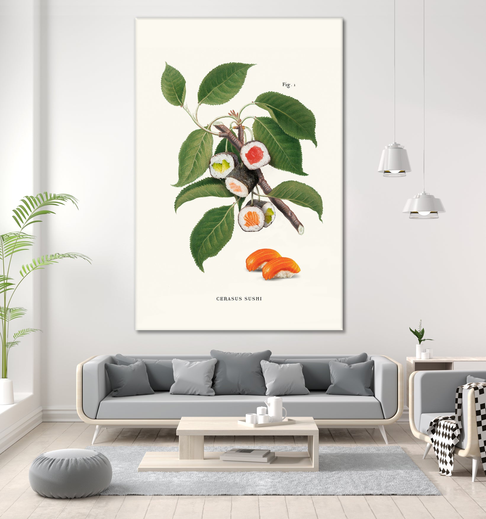 Sushi Plant by Jonas Loose on GIANT ART - green digital drawing