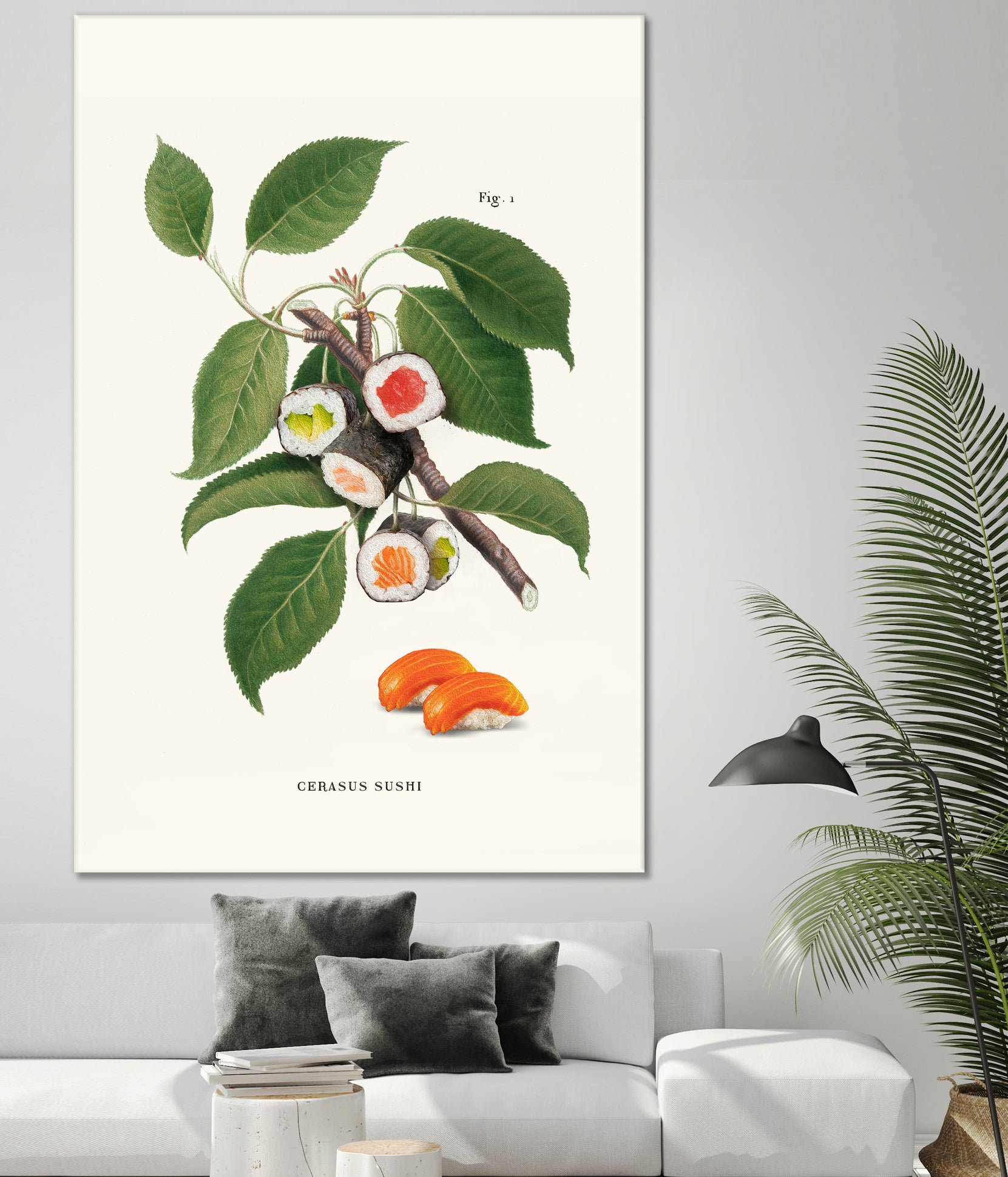 Sushi Plant by Jonas Loose on GIANT ART - green digital drawing