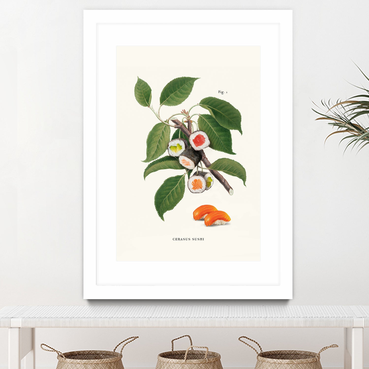 Sushi Plant by Jonas Loose on GIANT ART - green digital drawing