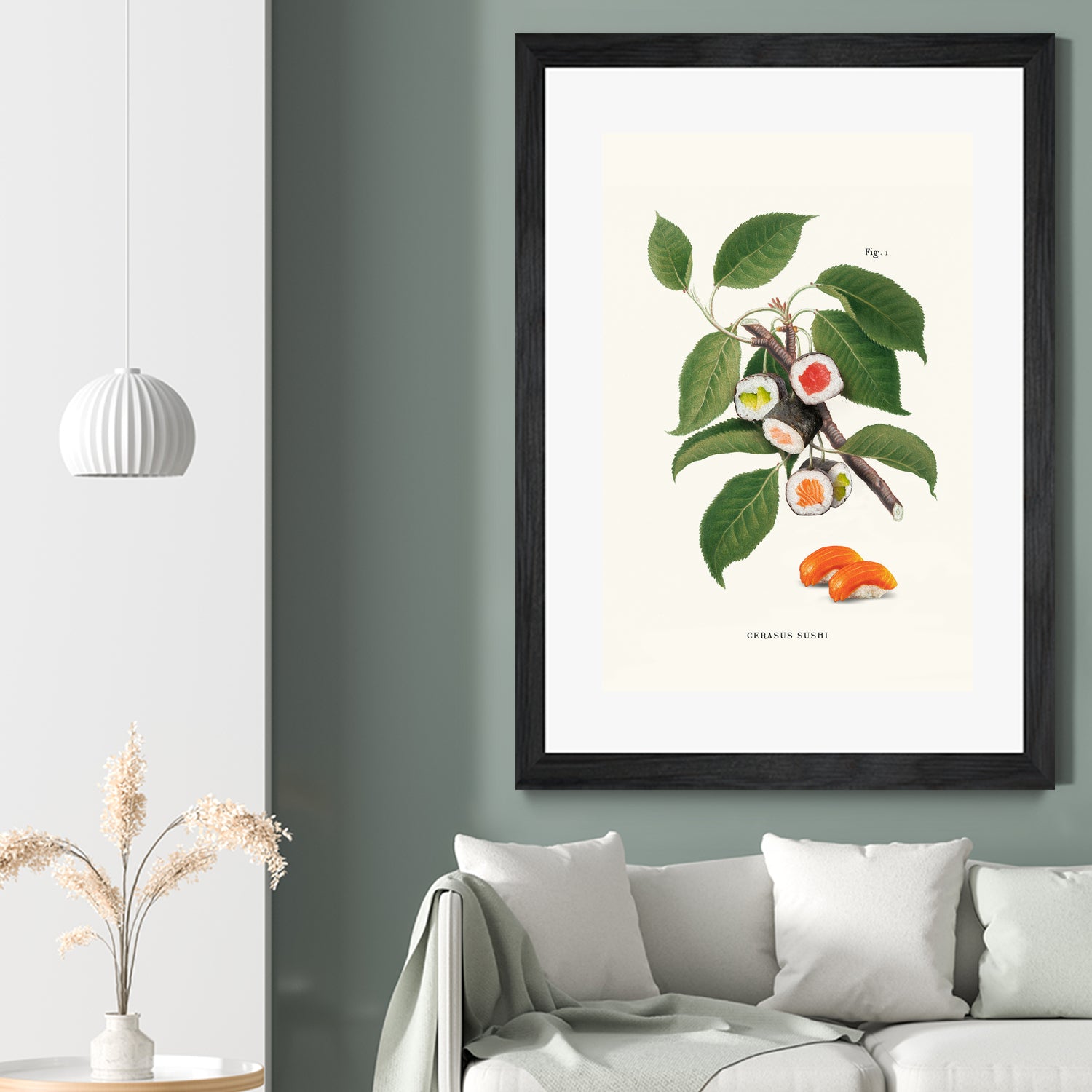 Sushi Plant by Jonas Loose on GIANT ART - green digital drawing