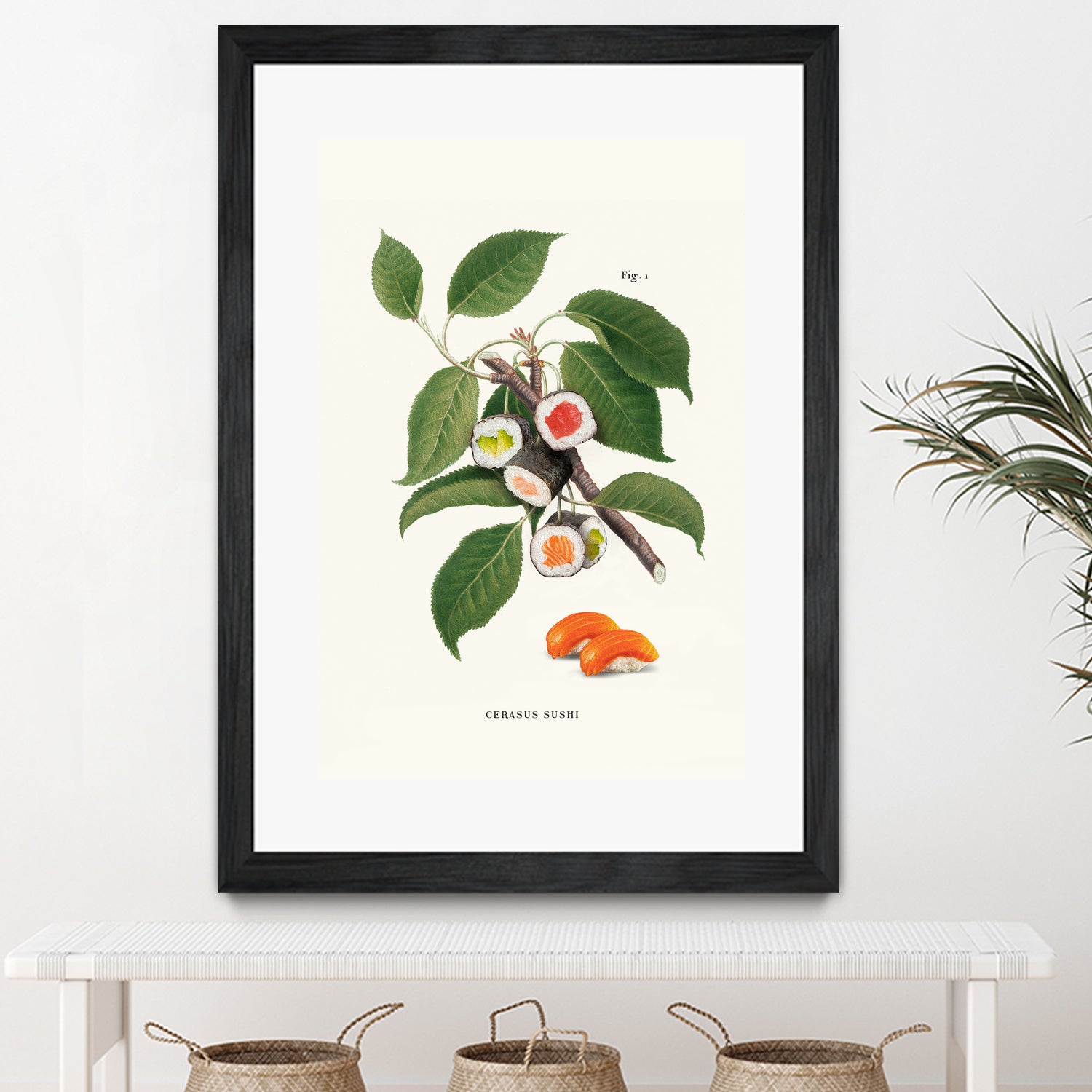 Sushi Plant by Jonas Loose on GIANT ART - green digital drawing