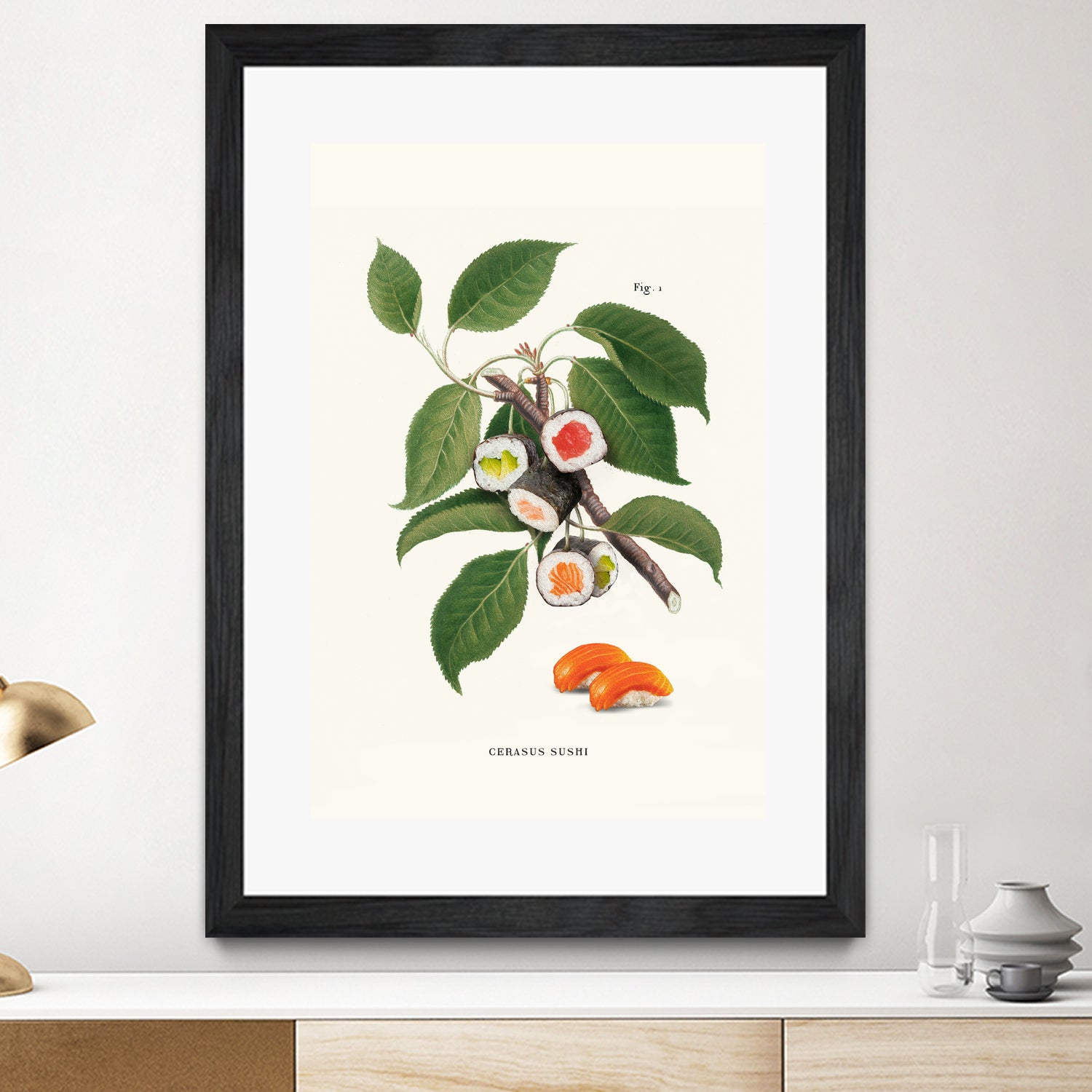 Sushi Plant by Jonas Loose on GIANT ART - green digital drawing