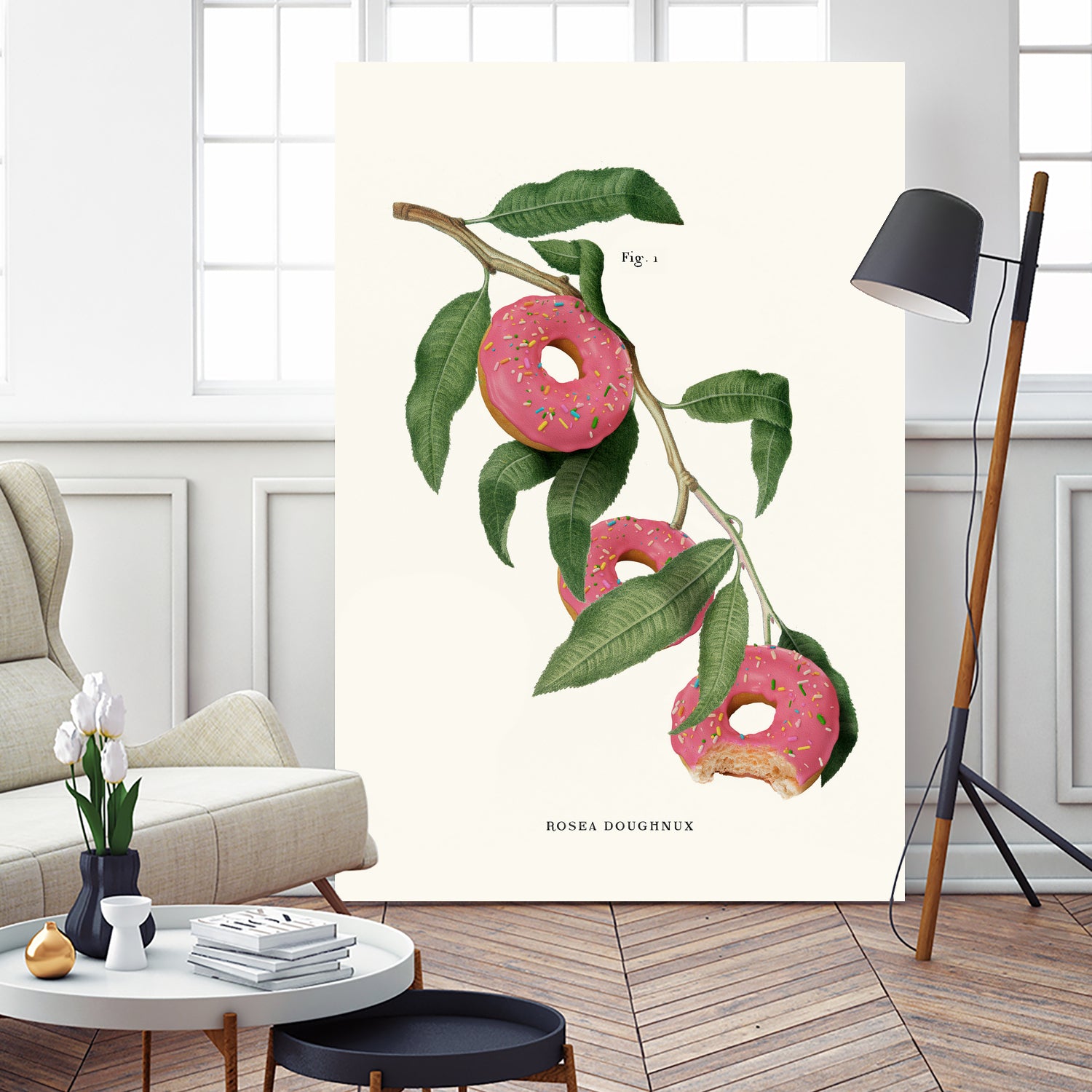 Donut Plant by Jonas Loose on GIANT ART - pink digital drawing