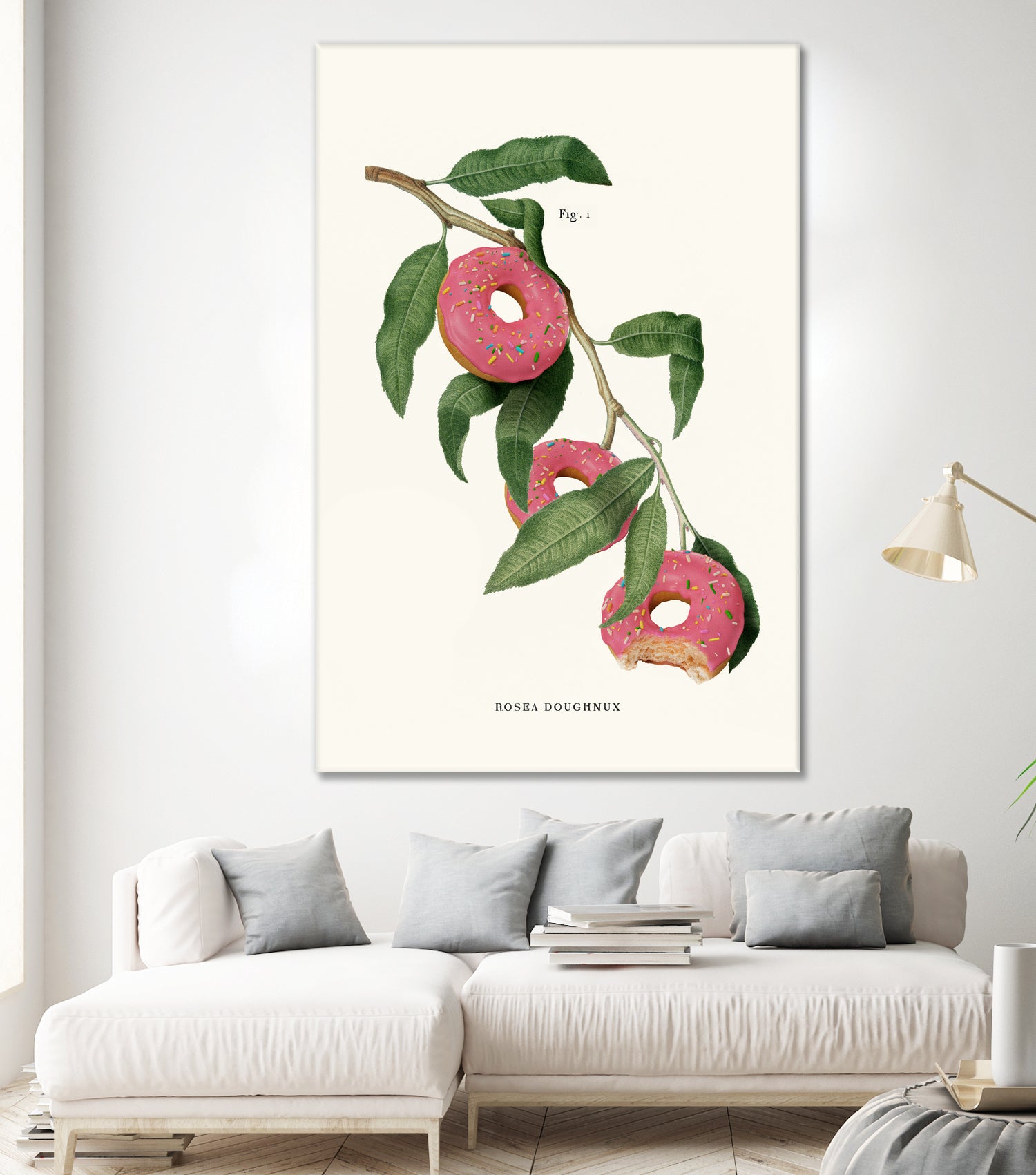 Donut Plant by Jonas Loose on GIANT ART - pink digital drawing