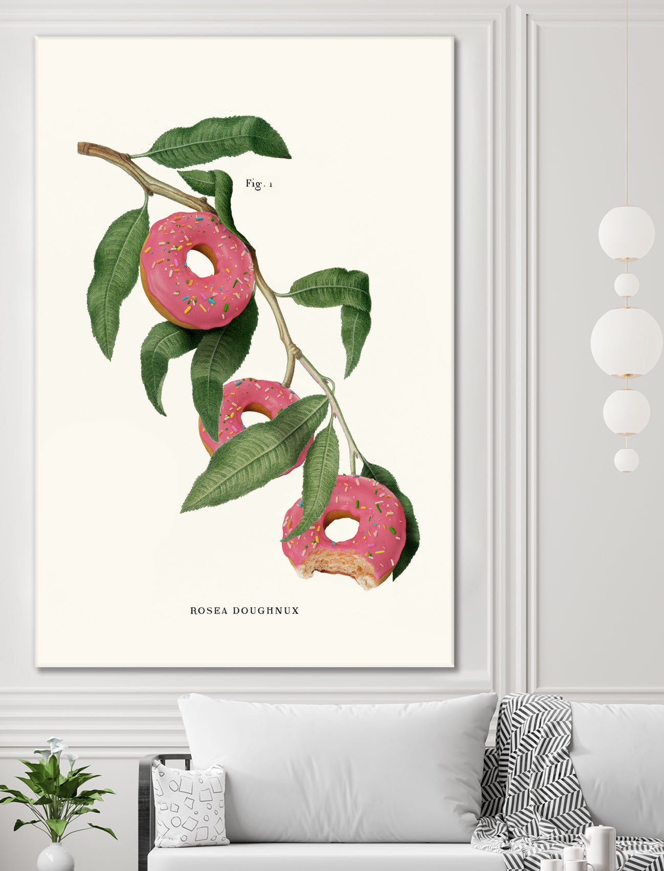 Donut Plant by Jonas Loose on GIANT ART - pink digital drawing