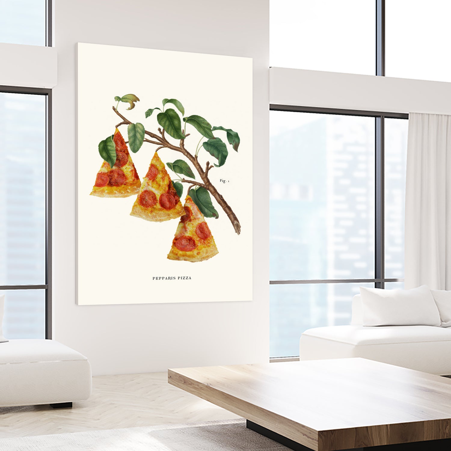 Pizza Plant by Jonas Loose on GIANT ART - orange digital drawing