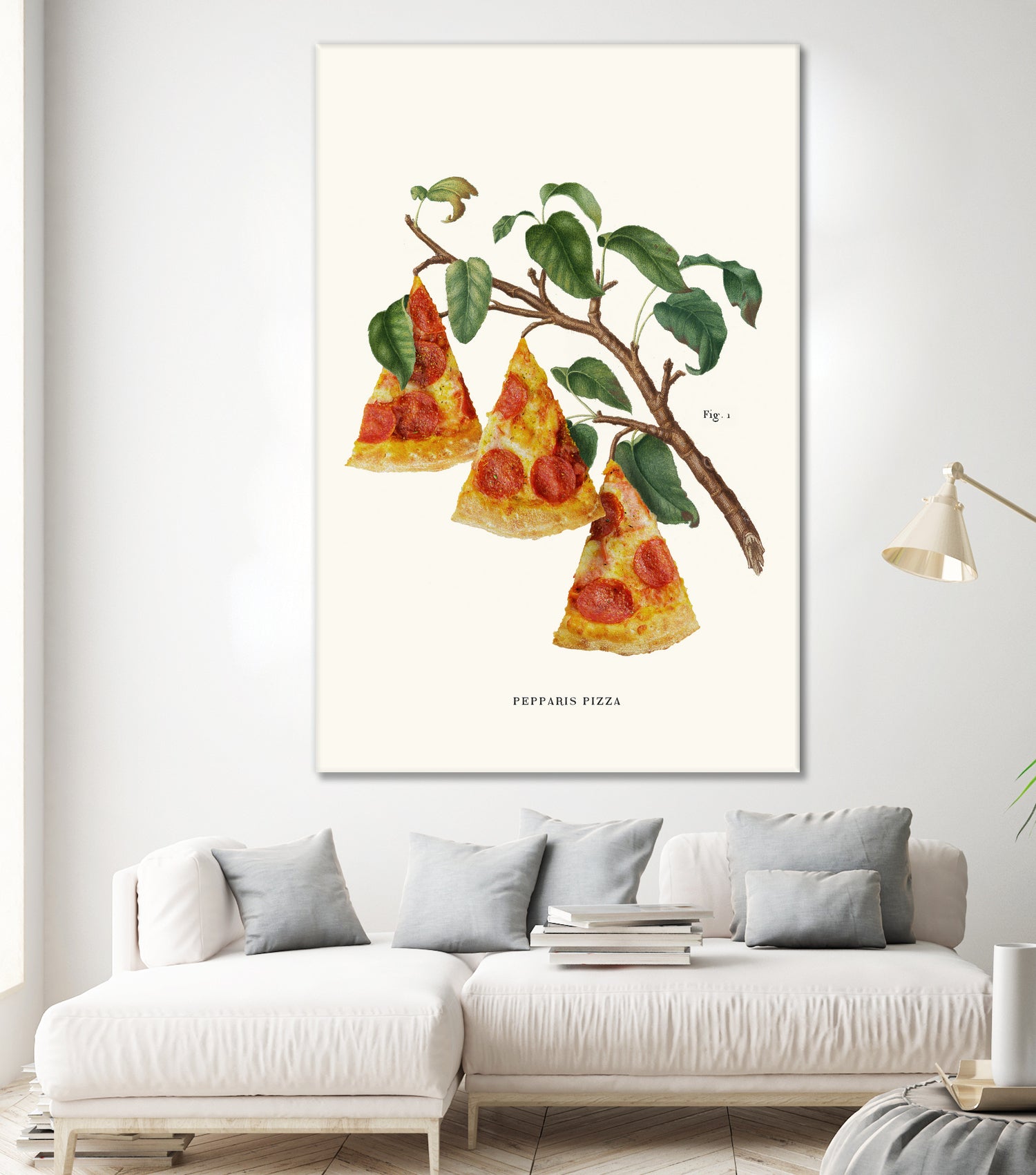 Pizza Plant by Jonas Loose on GIANT ART - orange digital drawing