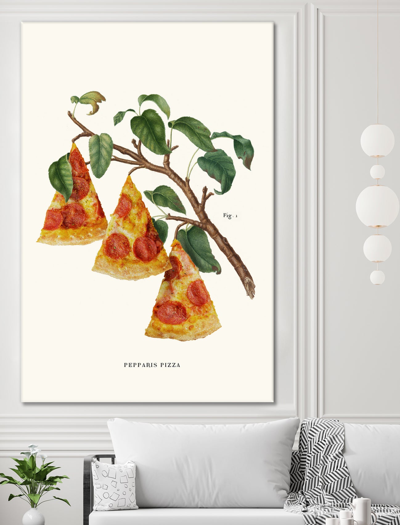 Pizza Plant by Jonas Loose on GIANT ART - orange digital drawing