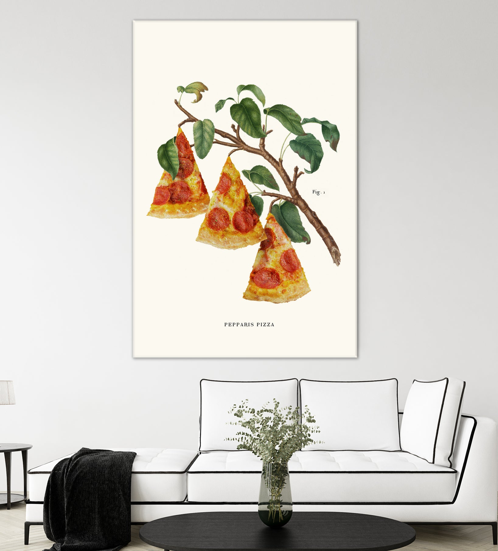 Pizza Plant by Jonas Loose on GIANT ART - orange digital drawing