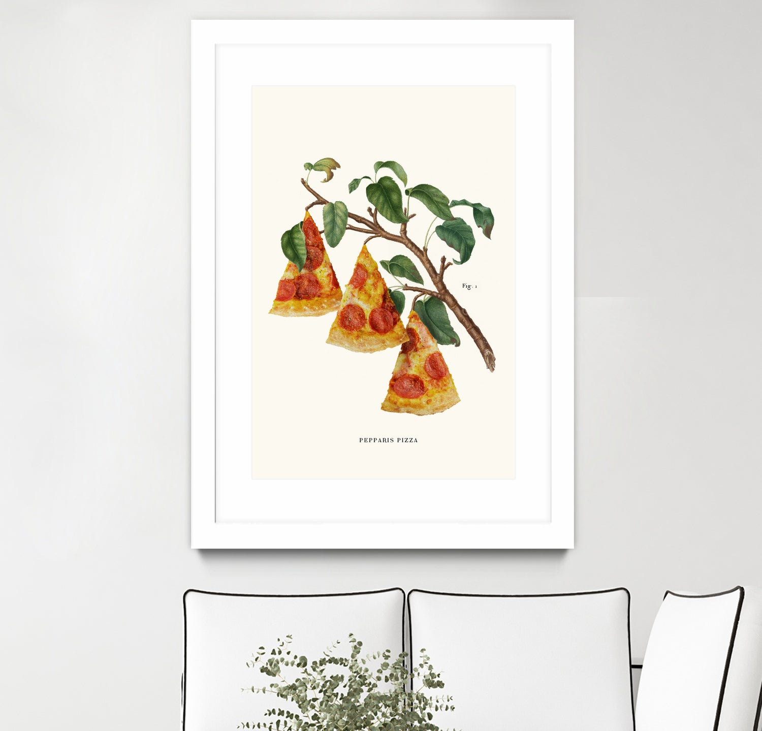 Pizza Plant by Jonas Loose on GIANT ART - orange digital drawing