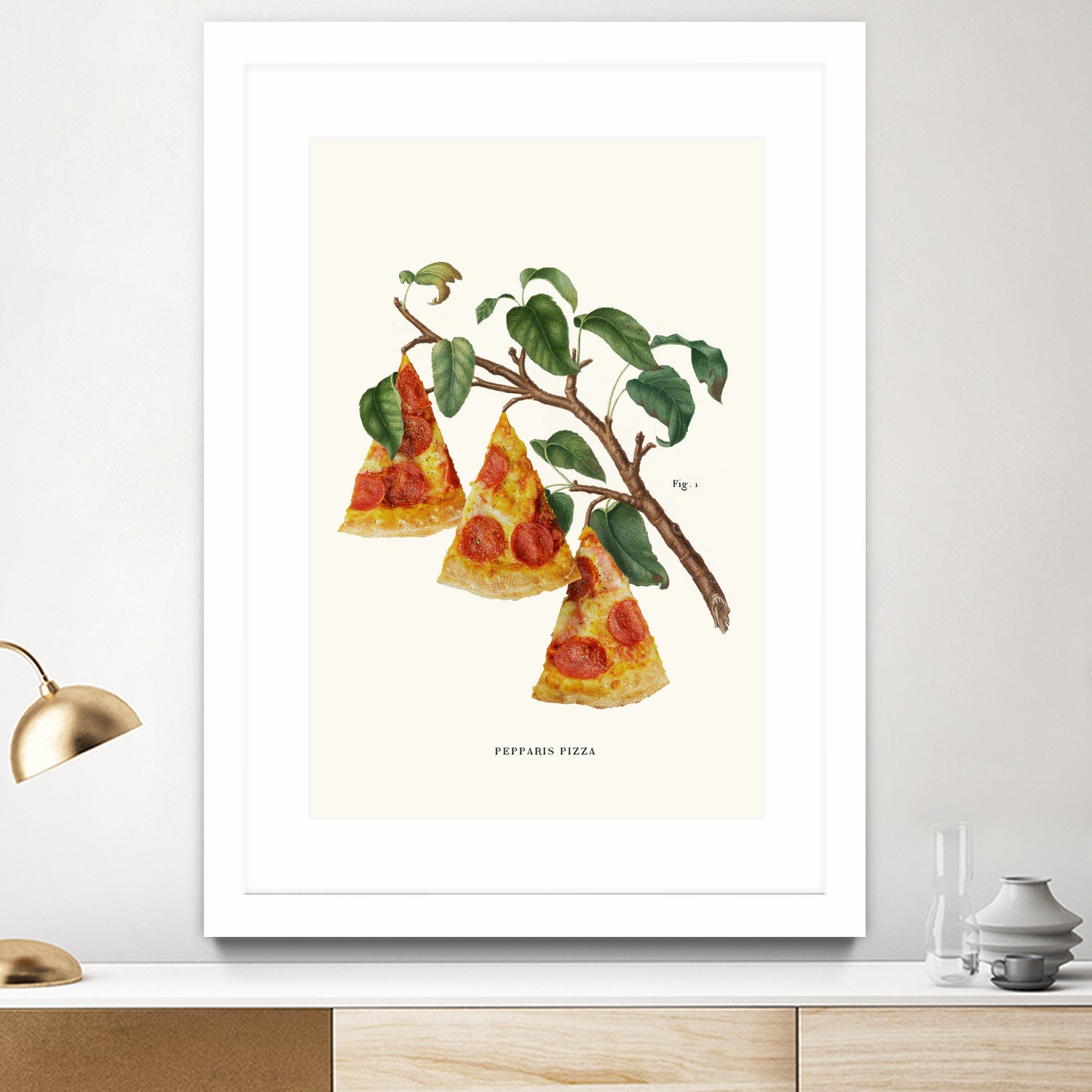 Pizza Plant by Jonas Loose on GIANT ART - orange digital drawing