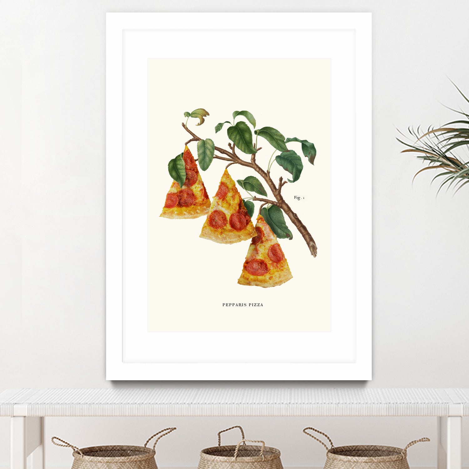 Pizza Plant by Jonas Loose on GIANT ART - orange digital drawing