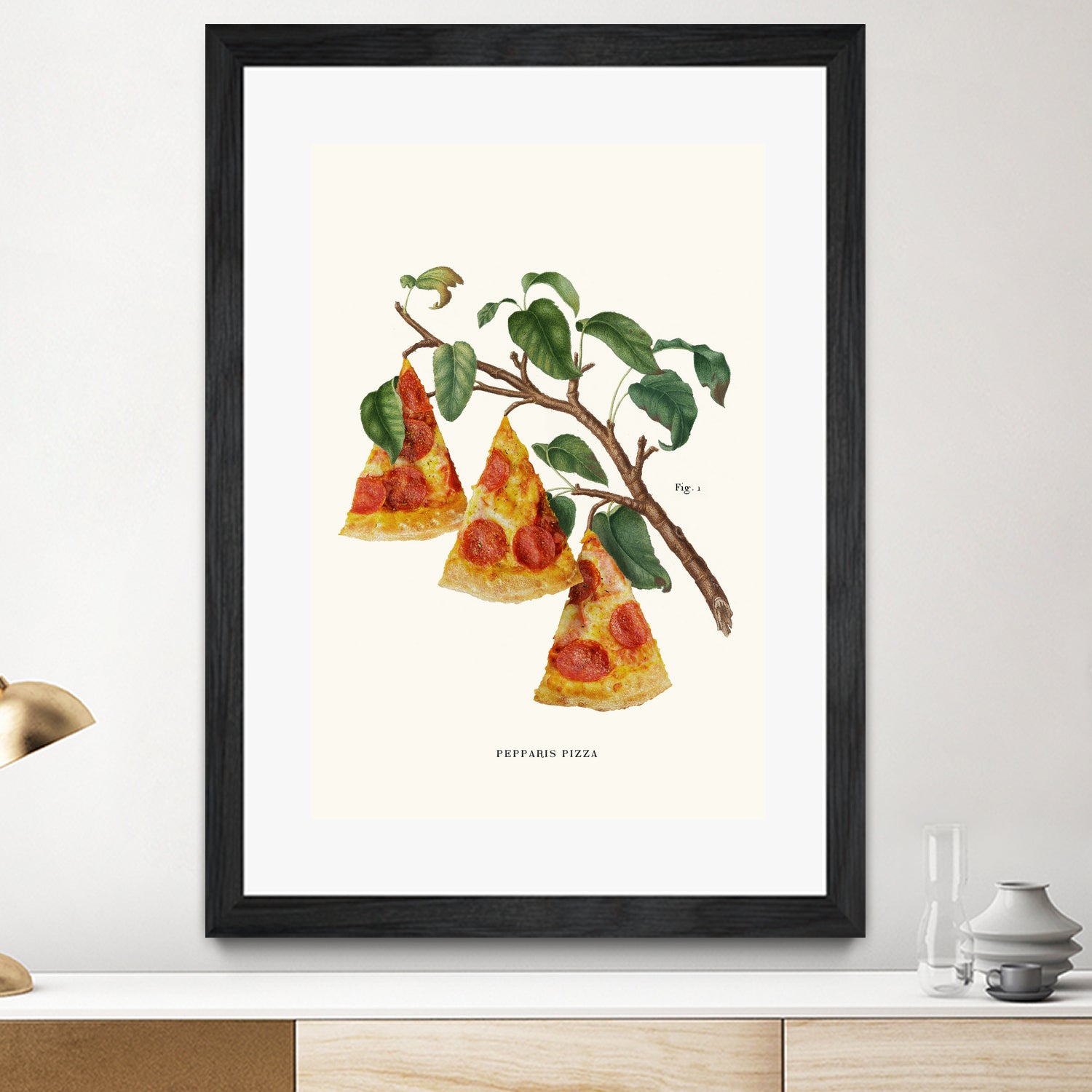 Pizza Plant by Jonas Loose on GIANT ART - orange digital drawing