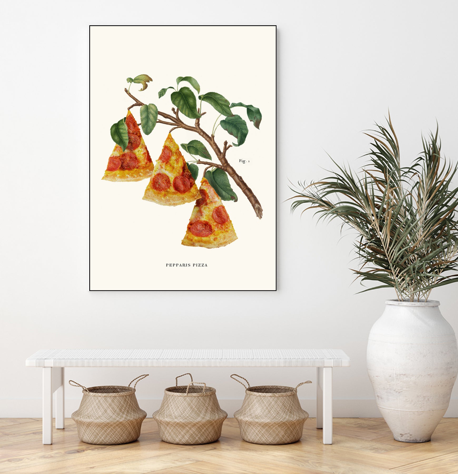 Pizza Plant by Jonas Loose on GIANT ART - orange digital drawing