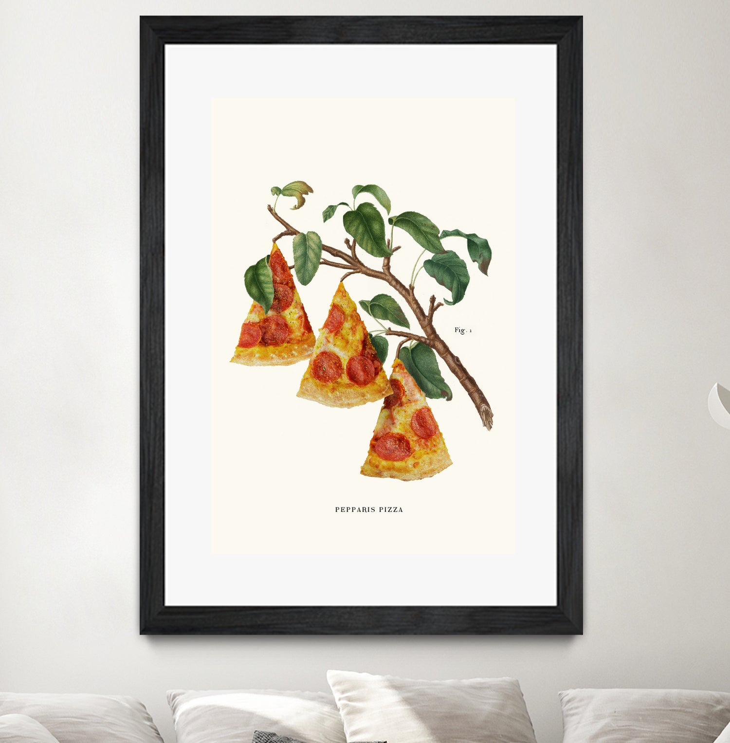 Pizza Plant by Jonas Loose on GIANT ART - orange digital drawing