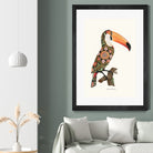 Boho Toucan by Jonas Loose on GIANT ART - orange digital drawing