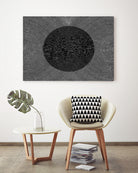 Constructive Interference Pattern by Victor Fitzsimons on GIANT ART - black digital drawing